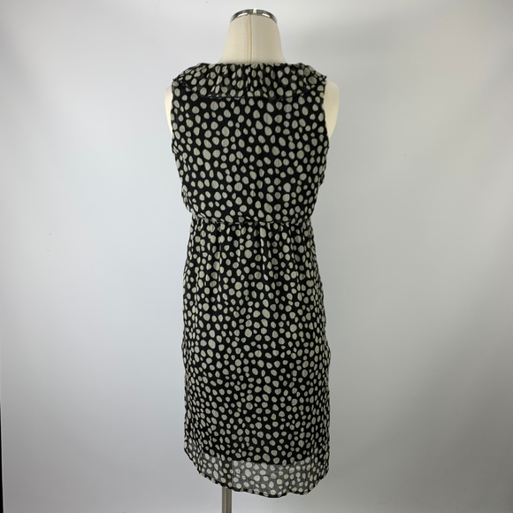 Motherhood Maternity Small Dress Black White Polka - Picture 3 of 4